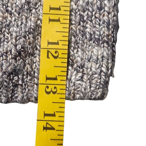 Trouvé Women’s Cropped Sweater Gray Zip M Minimalist Academia Espressocore - Picture 12 of 12